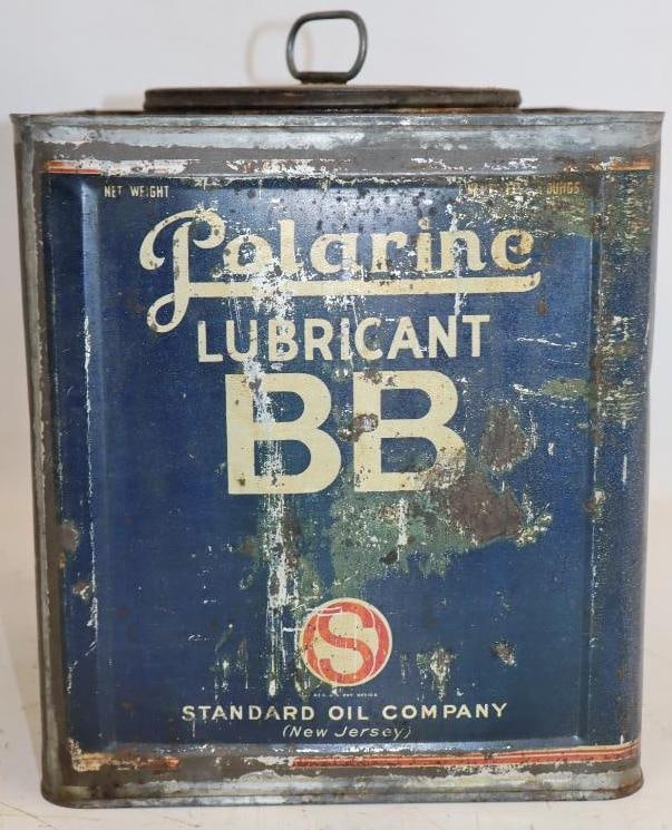 Standard Oil of NJ Polarine BB Square 25 pound Grease Can (1 of 4)