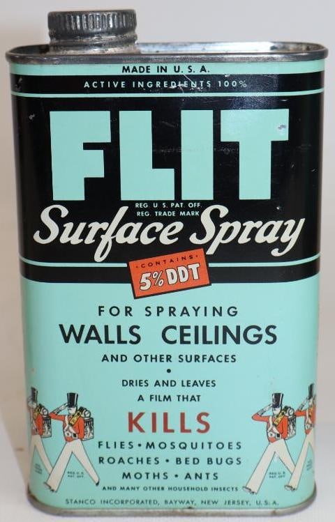 Stanco Flit Surface Spray for Walls and Ceilings 1 Pint Oil Can: 16oz, empty