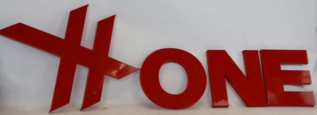 Exxon Gas Station Plastic Advertising Letters (1 of 2)