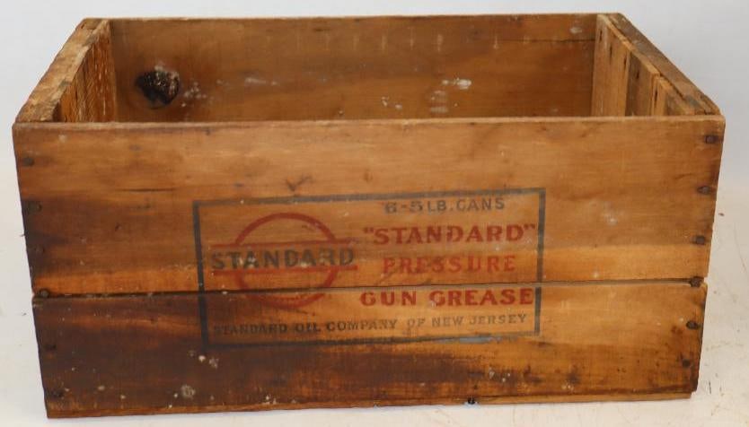 Standard of New Jersey 6 5lb Grease Can Shipping Crate (1 of 4)