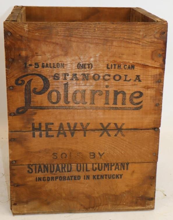 Stanocola Polarine Heavy XX Square 5 Gallon Wooden Shipping Crate (1 of 4)