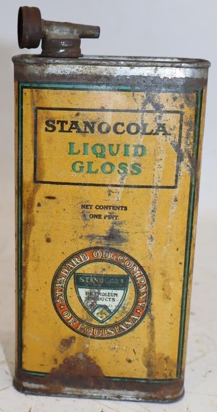 Stanocola Liquid Gloss 1 Pint Oil Can (1 of 2)