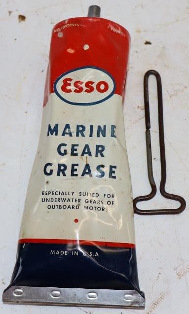 Unused Esso Marine 1lb Gear Grease Tube (1 of 2)