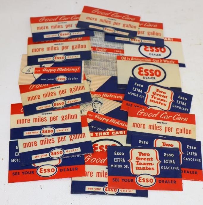 Group of 21 1930's & 1950's National Paper Credit Card Plastic Carrying Sleeves: 3.5" x 2.25" each
