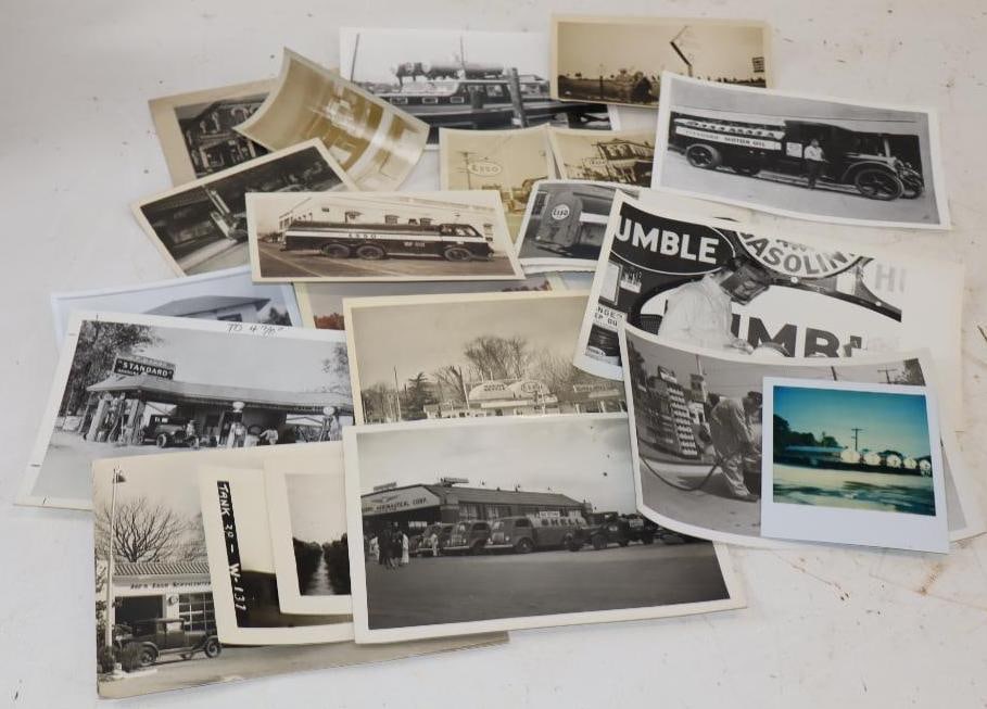 Group of 22 Black and White Original and Reproduction Esso Related Photos (1 of 8)