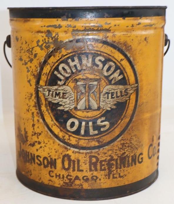 Johnson Oils 25 Pound Grease Can (1 of 3)