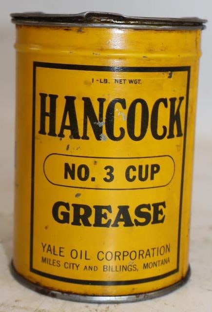 Yale Oil Hancock #3 Cup 1lb Grease Can (1 of 2)