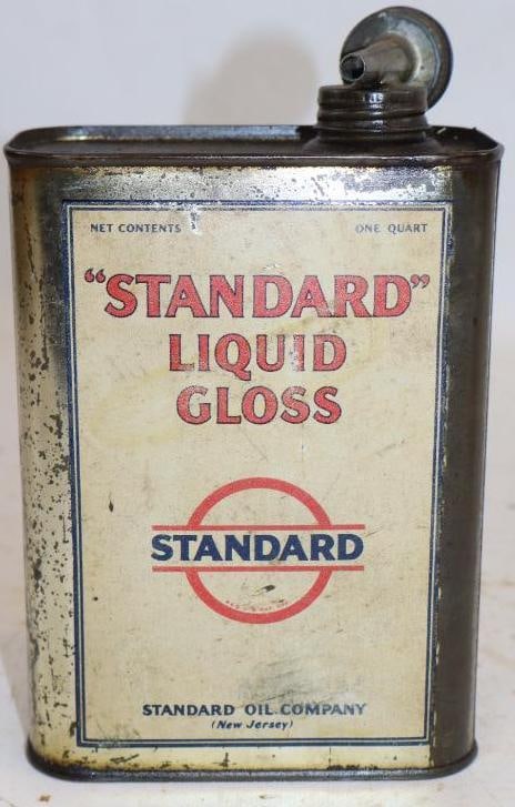 Standard of NJ Liquid Gloss 1 Quart Oil Can (1 of 2)
