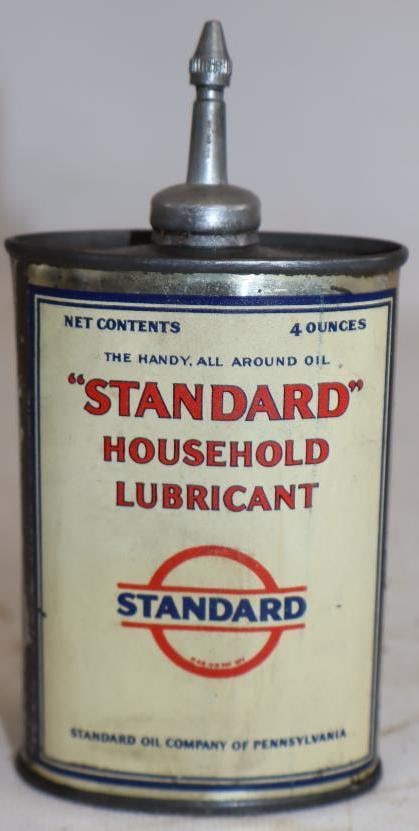 Standard Oil of PA Oval Leadtop Handy Oiler Can (1 of 2)