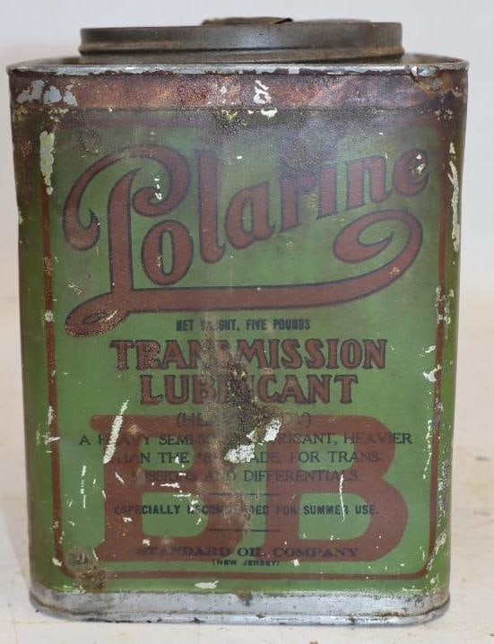 Standard Oil of NJ Polarine BB 5 Pound Grease Can (1 of 3)