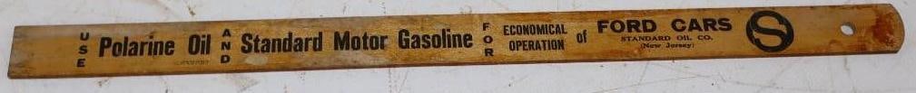 Standard Oil of NJ Polarine Fuel Gauge Ruler for Ford (1 of 2)