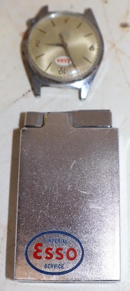Group of 2 Esso and Imperial Service Lighter and Wristwatch (1 of 2)