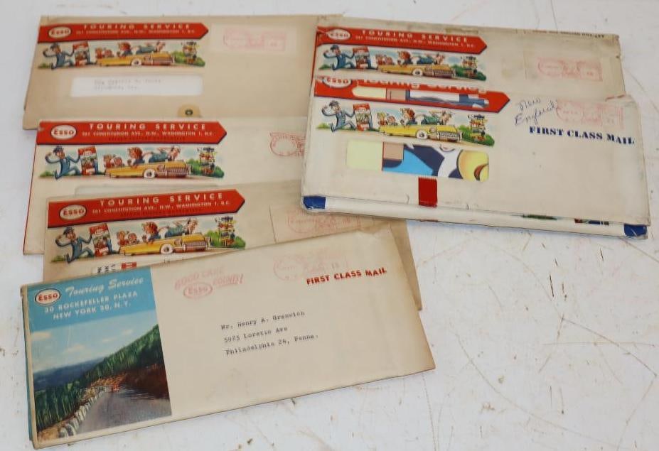 Group of 6 Esso Touring Service Travel Kits (1 of 2)