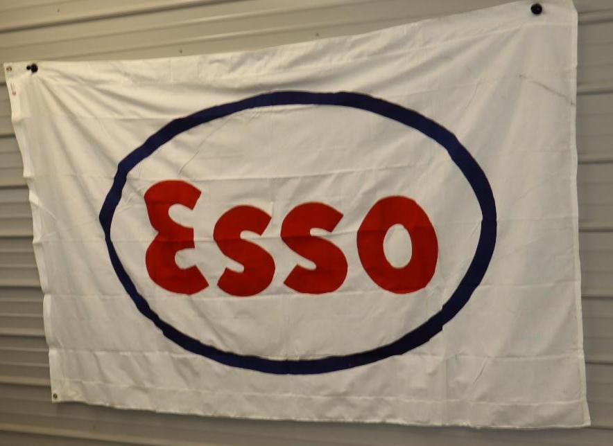 Large Esso Oil Co Corporate Canvas Flag (1 of 5)