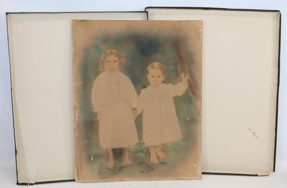 Children Painting on Heavy Card Stock: 16" x 20"