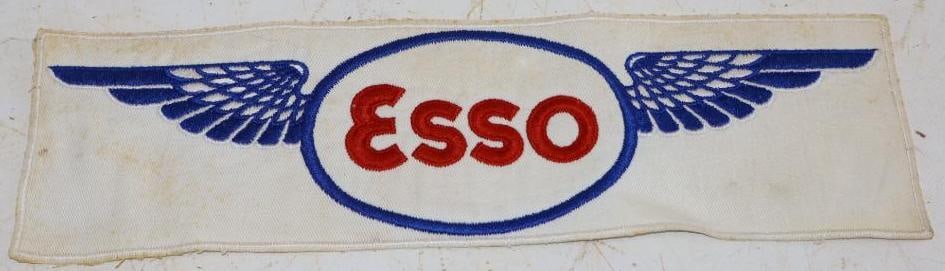 Esso Aviation Advertising Coat Patch: 13.5" x 4"