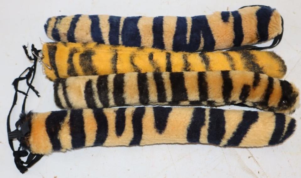 Group of 4 Esso Tiger Tails: 9" x 1" x 1" each