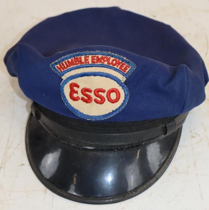 Humble Employee Esso Gas Station Attendant Hat (1 of 3)