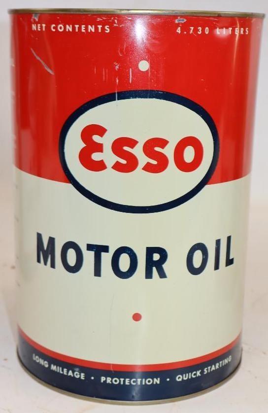 Esso No. 1 5 Quart Oil Can (1 of 3)