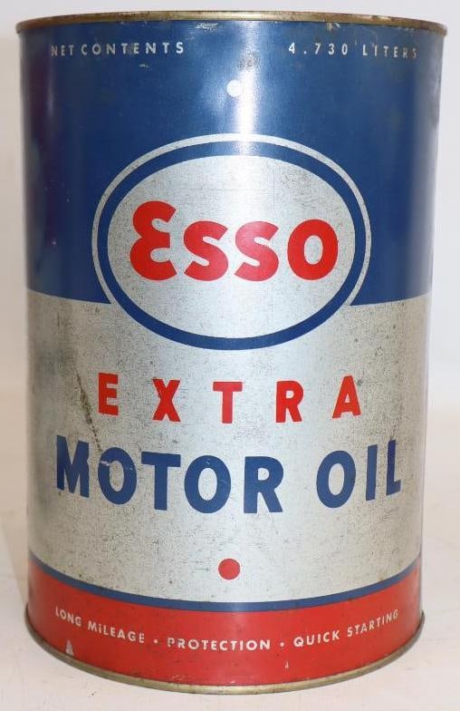 Esso Extra No 1 5 Quart Oil Can (1 of 3)