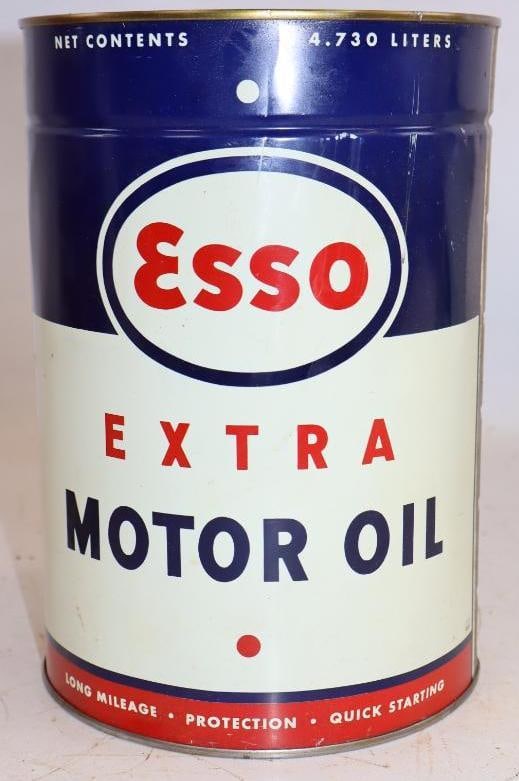 Esso Extra No 1 HD 5 Quart Oil Can (1 of 3)