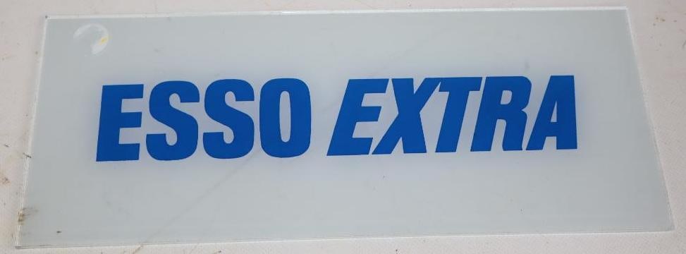 Esso Extra Gas Pump Ad Glass Lense (1 of 2)