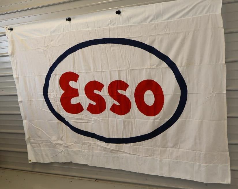 Esso Cotton Banner: 97" x 60"