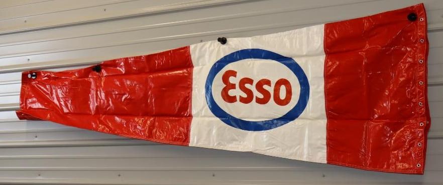 Esso Vinyl Windsock: 2 feet x 8 feet