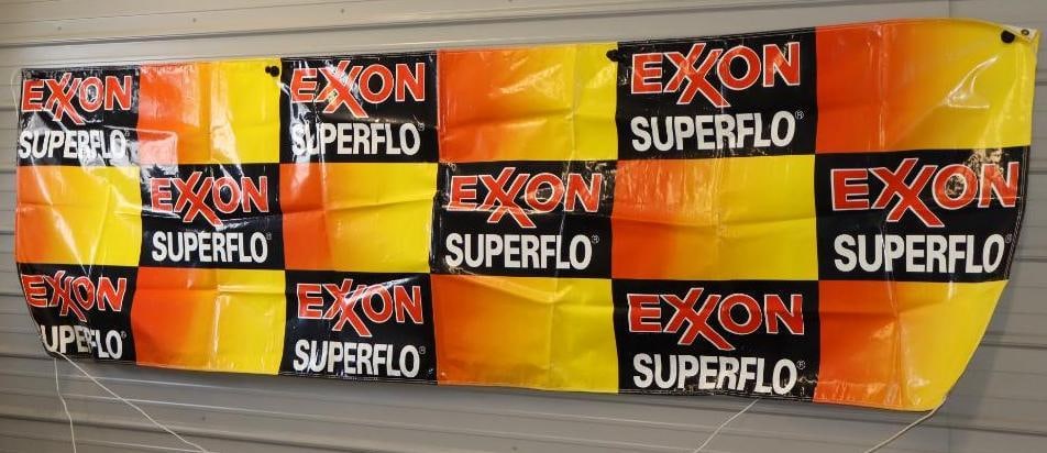 Exxon Superflo Vinyl Banner: 140" x 140"