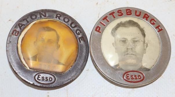 Group of 2 Esso Pittsburgh & Baton Rouge Employee Pinback Badges (1 of 2)