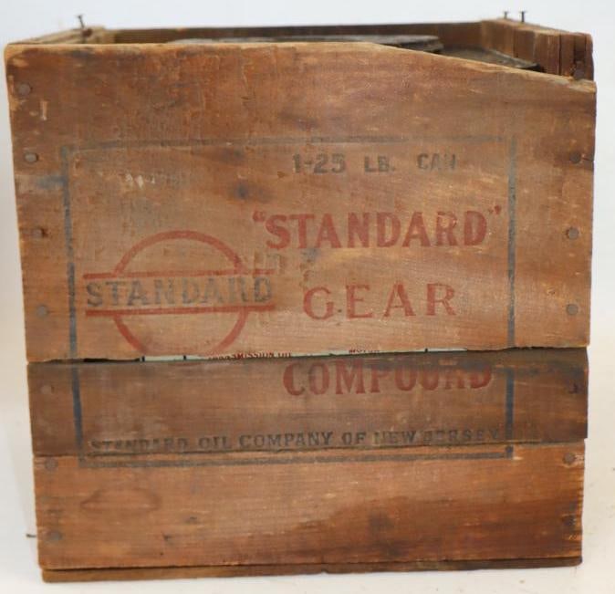 Standard of NJ 25lb Gear Grease Can with Original Shipping Crate (1 of 4)
