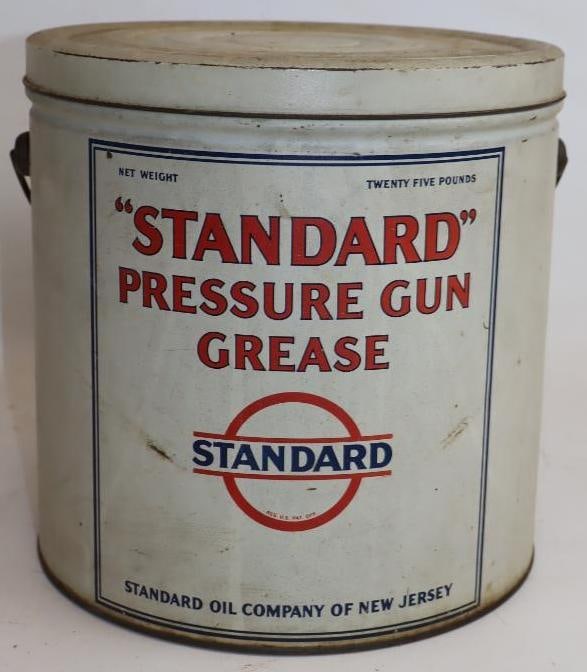 Standard of NJ Pressure Gun 25lb Grease Can: 10" x 10" x 11"