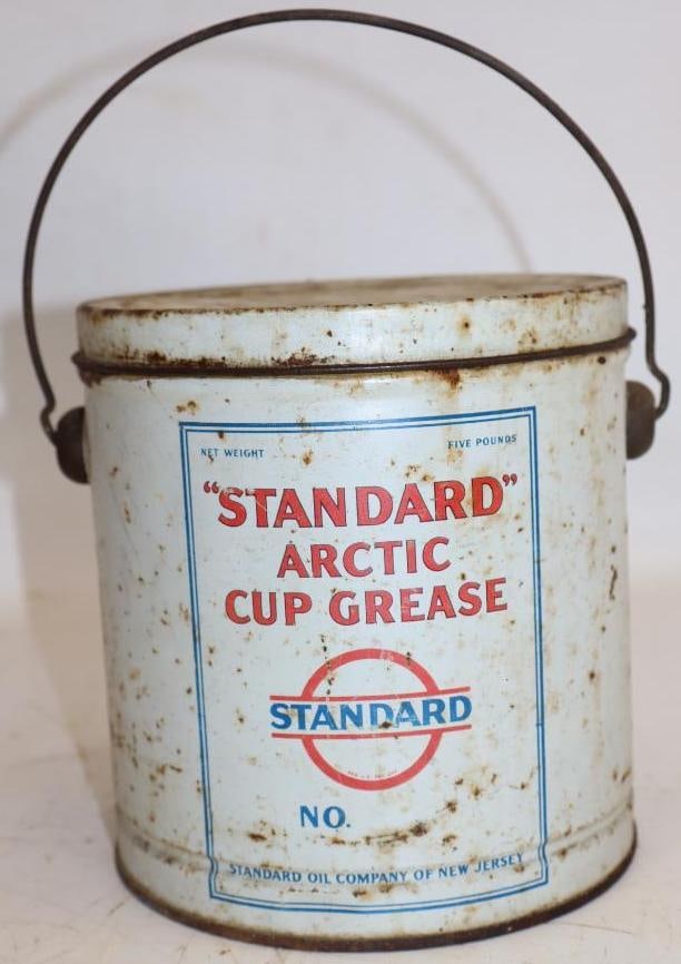 Standard of NJ 5lb Arctic Cup Grease Can: 6" x 6" x 6.25"