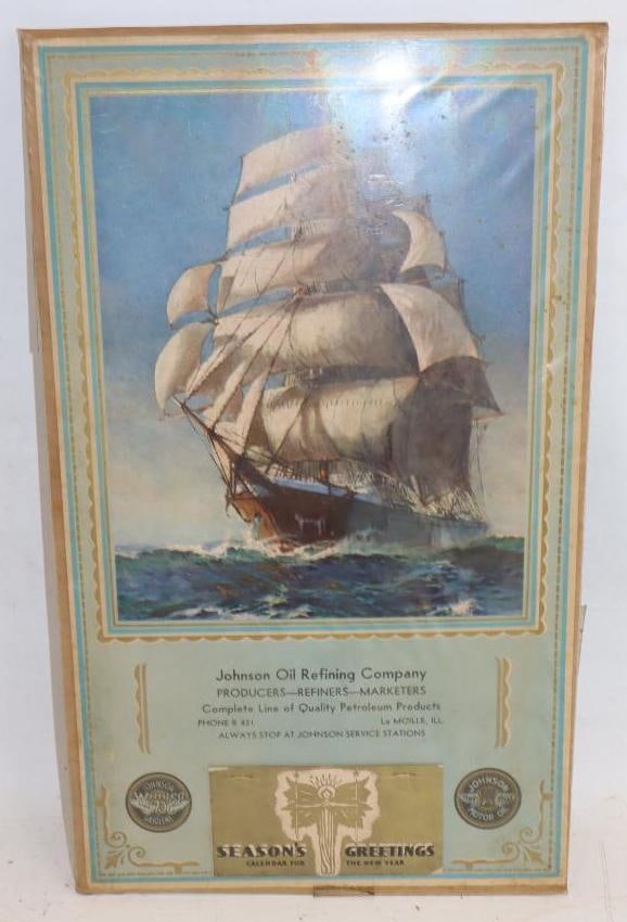 1936 Johnson Oil Refining Company Advertising Calendar (1 of 3)