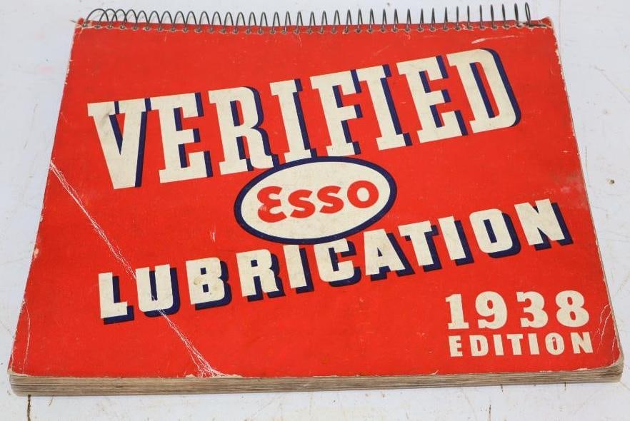 1938 Esso Lubrication Guide (1 of 4)