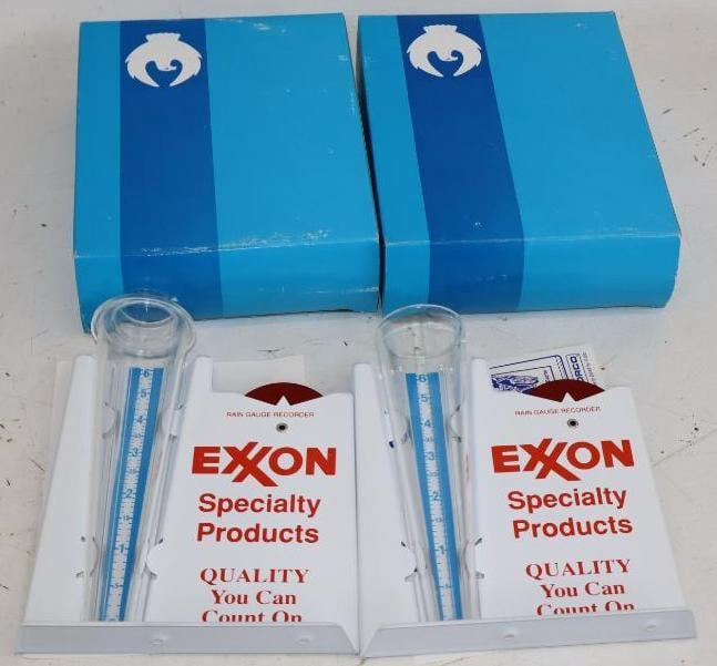 Group of 2 Exxon Rain Gauges in Original Boxes (1 of 3)