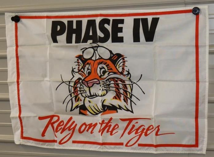 Phase IV Rely on the Tiger Nylon Banner (1 of 2)