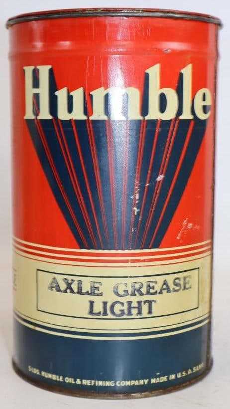 Humble (shaded letters) 5lb Light Axle Grease Can (1 of 2)