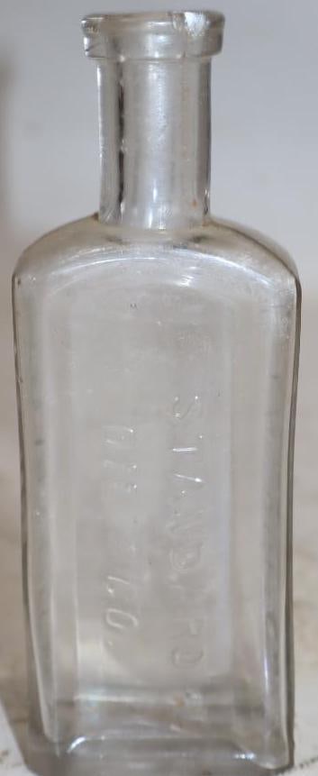 Embossed Standard Oil Favorite Sewing Machine Oil Glass Bottle (1 of 3)