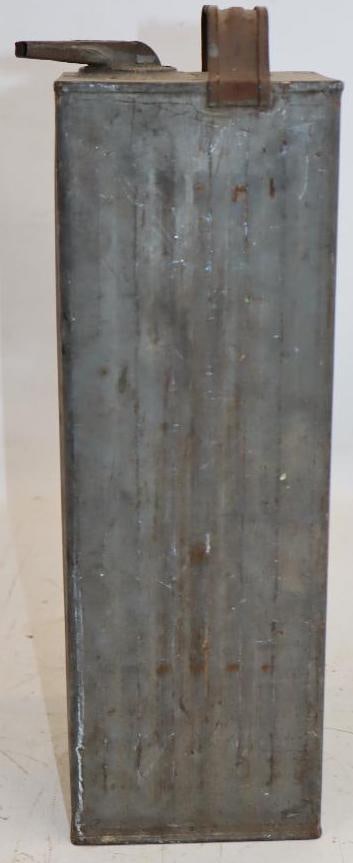 Standard Oil Home Safety Tall Fluted 1 Gallon Oil Can: 4.75" x 3.75" x 15"
