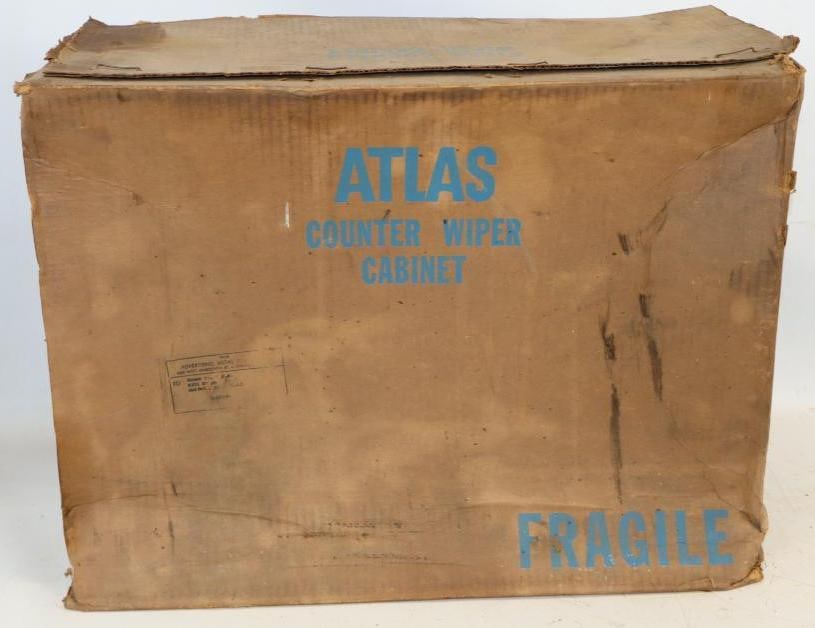 NOS Atlas Counter Wiper Cabinet in Original Box (1 of 5)