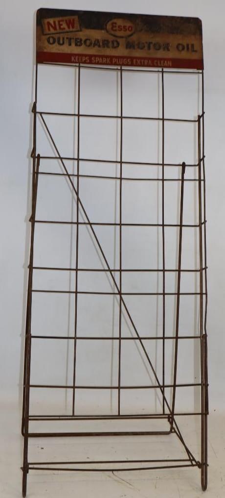 Esso Outboard Motor Oil Display Rack (1 of 5)