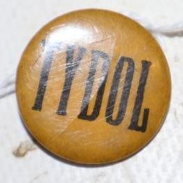 Tydol Oil Advertising Pinback Badge: 1" x 1"