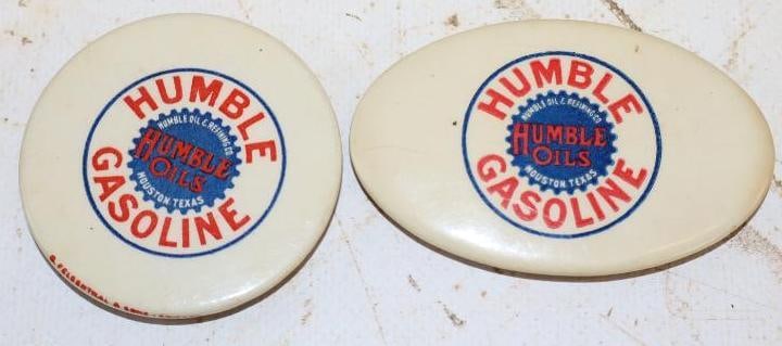 Group of 2 Humble Oil Advertising Knife Sharpening Stones (1 of 2)