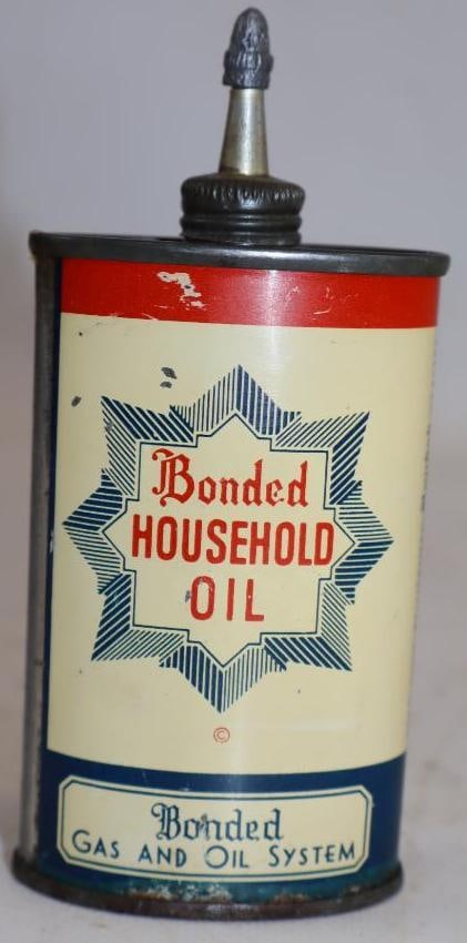 Bonded Oval Leadtop Handy Oiler Can: 3oz