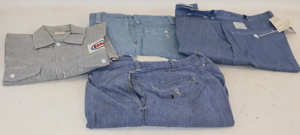 Group of 4 Esso Gas Station Work Shirt & Pants (1 of 6)