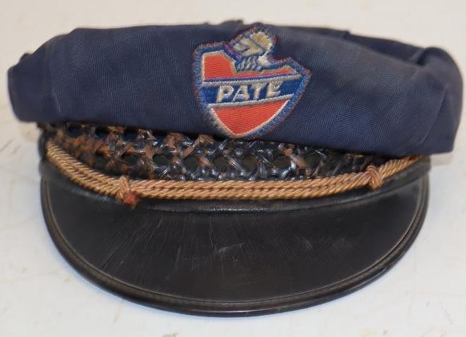 Pate Gas Station Attendant Hat: 9" x 9.5" x 5" is sized at 7.25