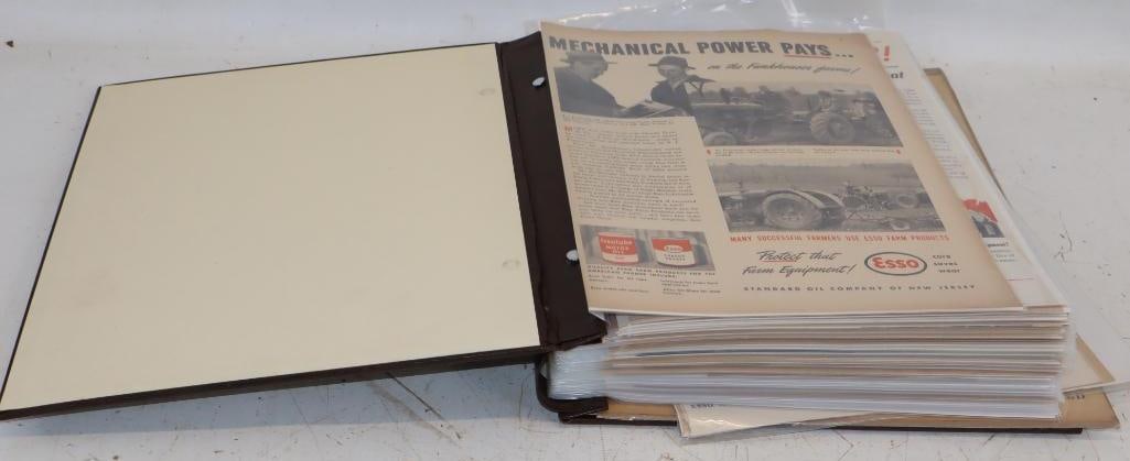 Large Scrapbook Full of Esso, Humble & Standard Magazine Advertisements (1 of 8)