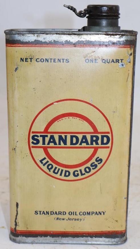 Early Standard of NJ Liquid Gloss Quart Oil Can (1 of 2)