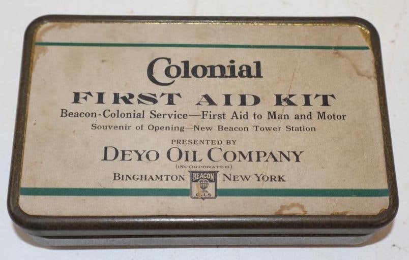 Colonial Beacon / Deyo Oil Company First Aid Kit (1 of 3)